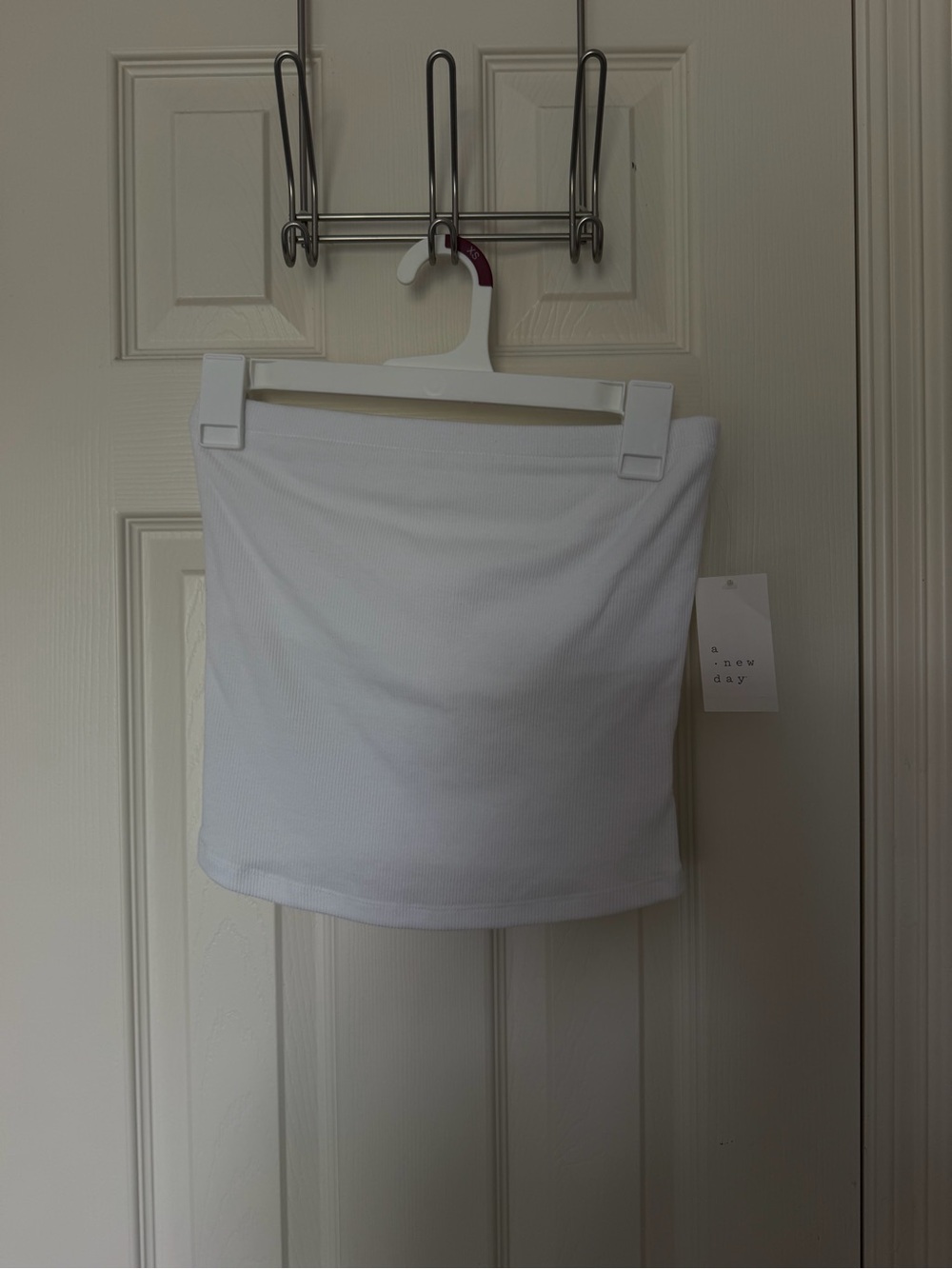 NWT a new day White Ribbed Tube Top